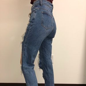 Worn once ripped ruby and Jenna jeans